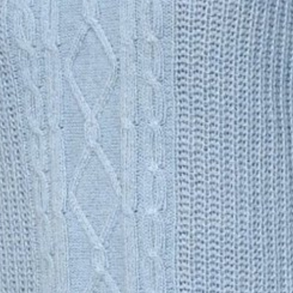 Y2K Vintage pastel blue pullover sweater 6% wool 5% mohair - Picture 9 of 17